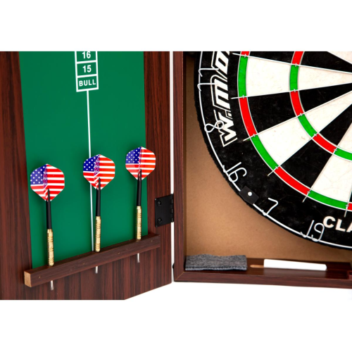 Дартс  Winmax Kings Head с кабинетом мишень 45см сизаль - фото №7